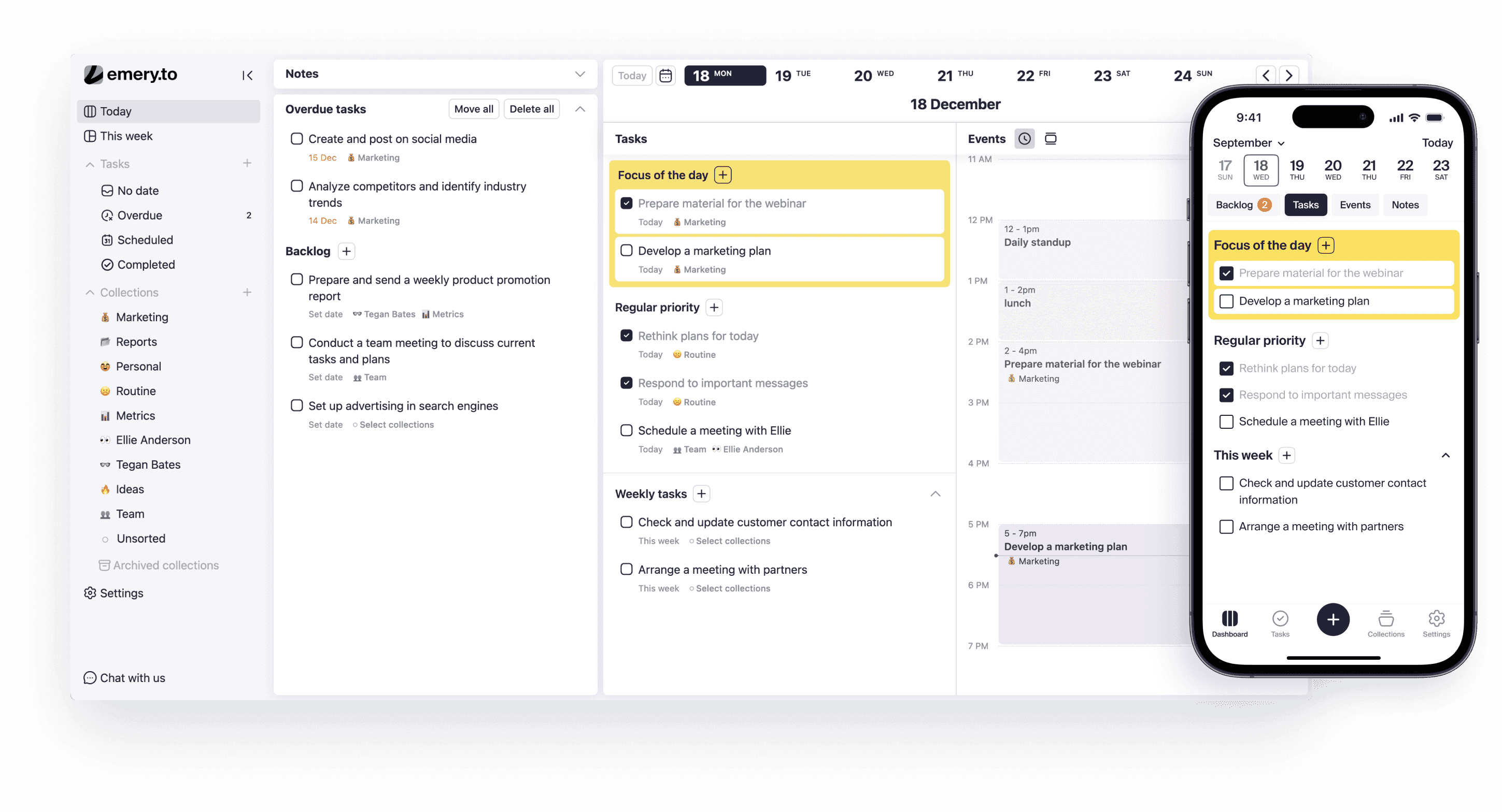 emery.to, the digital daily planner